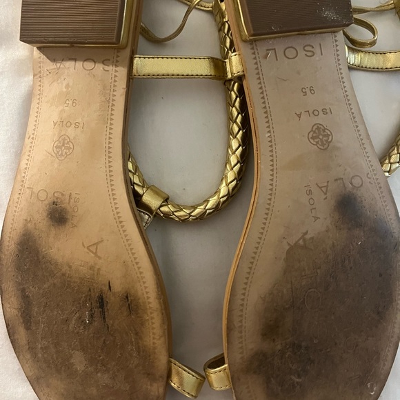 Isola goddess strapy braided Sandels - Picture 5 of 7